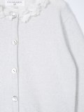 floral collar cardigan
