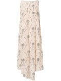 floral print asymmetric dress