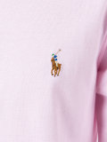 embroidered logo button-down shirt