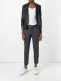 tailored cropped trousers