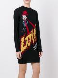 'Love' sweater dress