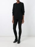 ribbed paneling leggings