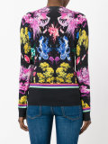 botanical print cardigan