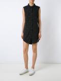printed shirt dress