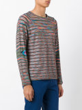 striped reversible sweater