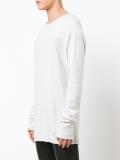 pilled long sleeved T-shirt