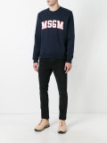 logo print sweatshirt