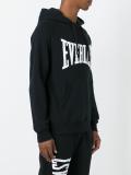logo print hoodie 