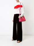 buckled frame tote
