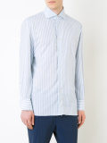 pastel striped shirt