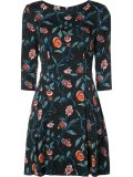 floral print flared dress