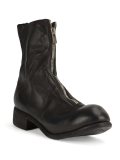 front zip ankle boots