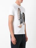 mechanical owl print T-shirt