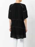 v-neck batwing dress