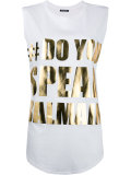 #DoYouSpeakBalmain tank top
