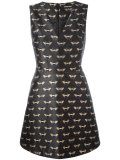 bumble jacquard dress