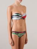 print bandeau bikini