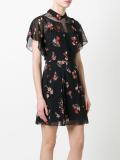 floral print sheer dress