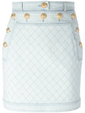 Gonna Frontali denim skirt