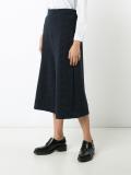 flared cropped trousers