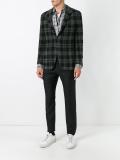 checked blazer