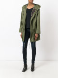 fur trim parka 