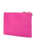 logo strap clutch
