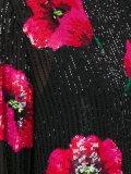 sequinned poppy detail top