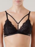 french lace triangle bra