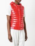 hooded gilet