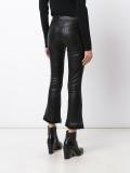 cropped flared trousers