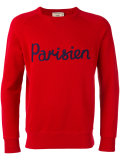 'Parisien' print sweatshirt