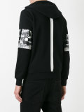 patch hooded sweatshirt