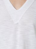 v-neck panelled blouse