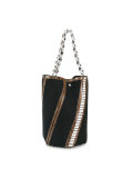 python embossed bucket bag