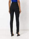 high-waist rapered trousers