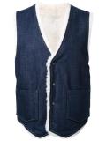 'Reversible 12oz Denim'西式马甲