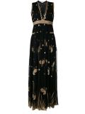 printed gown