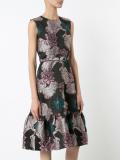 floral jacquard dress 