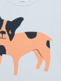 dog print T-shirt 