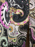 paisley print dress