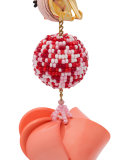 Les Bonbons Flamingo earrings 