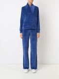 towel effect straight leg trousers