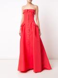 'Faille Bustier' gown