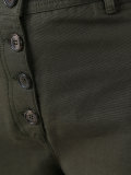 high-waisted cropped trousers
