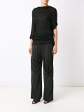 asymmetric knit blouse
