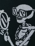 骷髅嵌花连衣裙