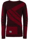 striped intarsia jumper