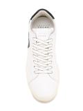 perforated contrast detail sneakers