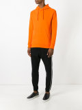 zip detail hoodie